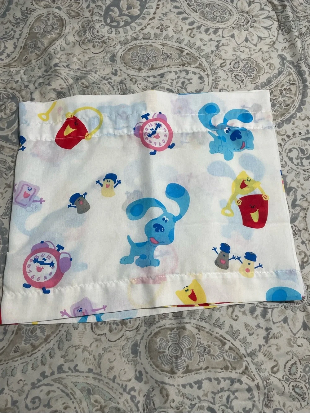 Vintage Blues Clues Toddler Bedding